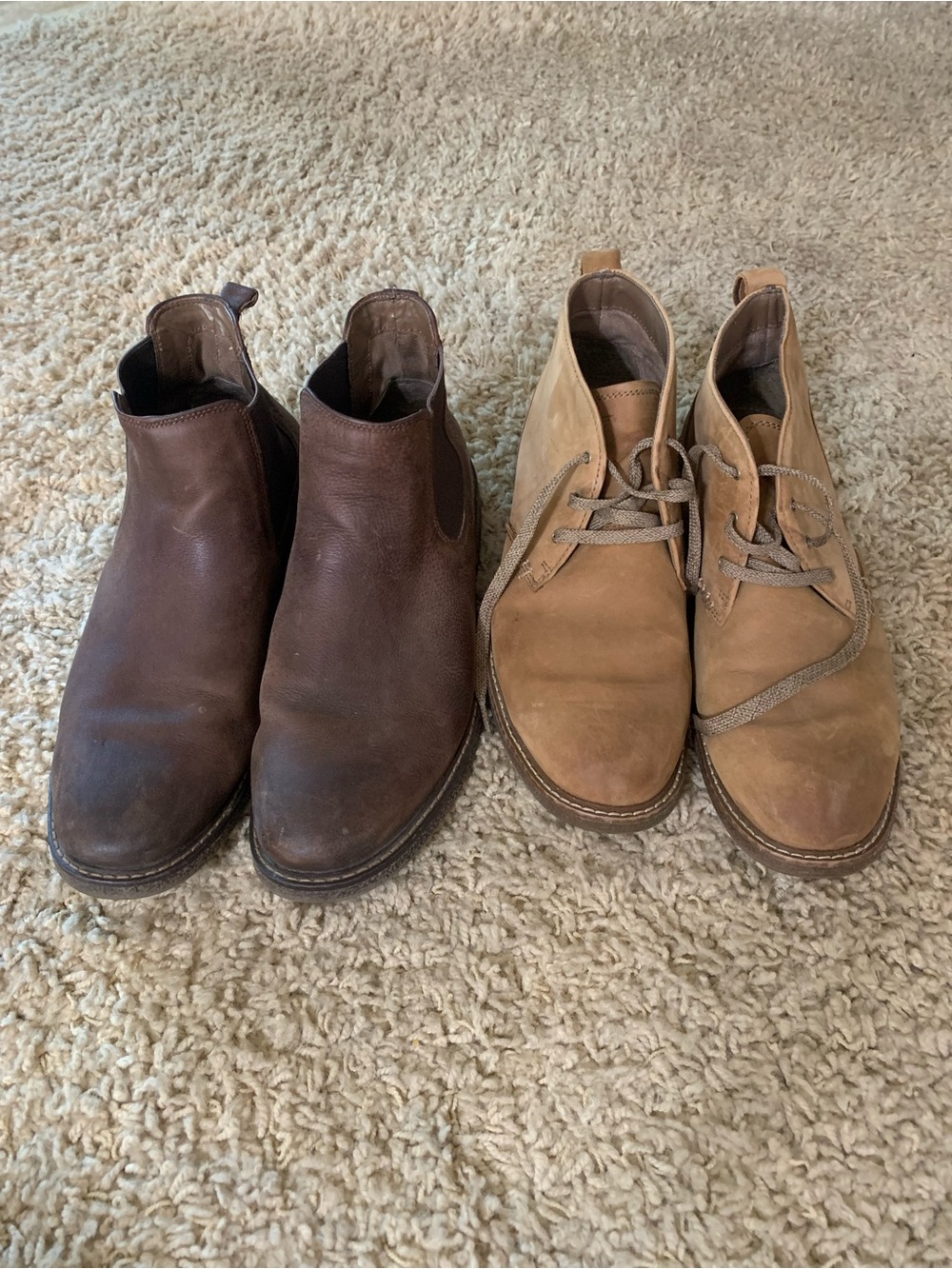 Dockers Men's Brown and Tan Chukka Boots Set